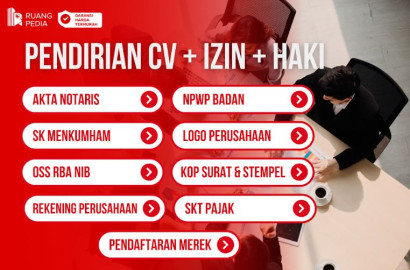 Pendirian CV + Izin + HaKI