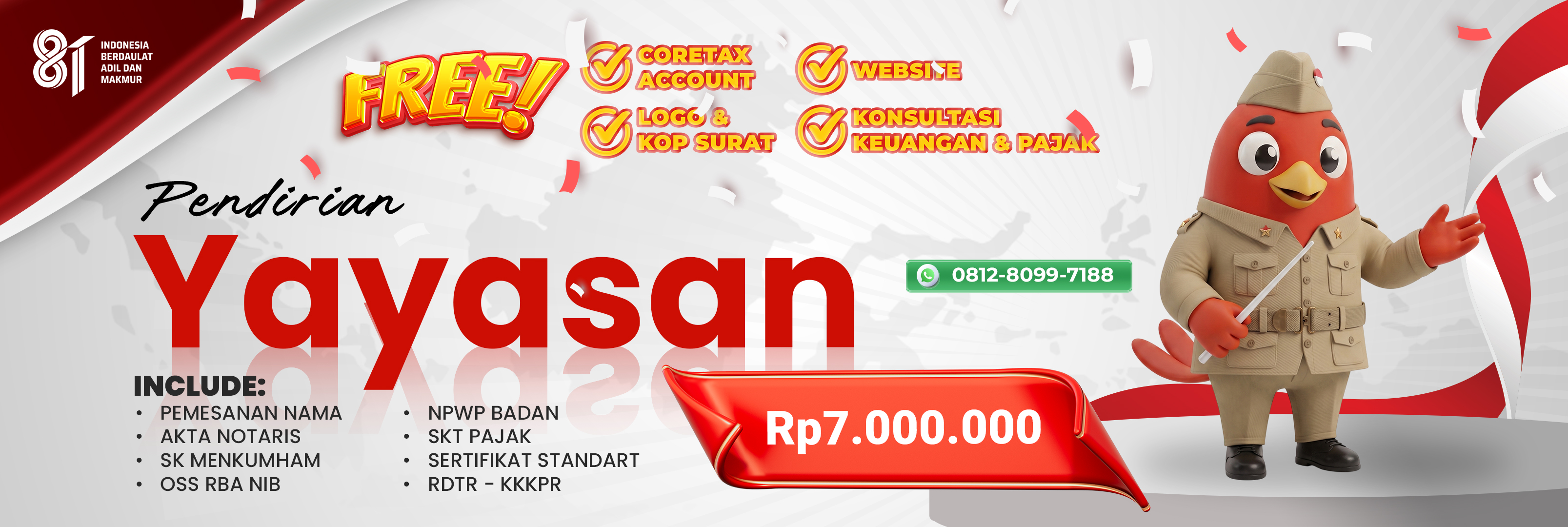 Pendirian Yayasan Lengkap
