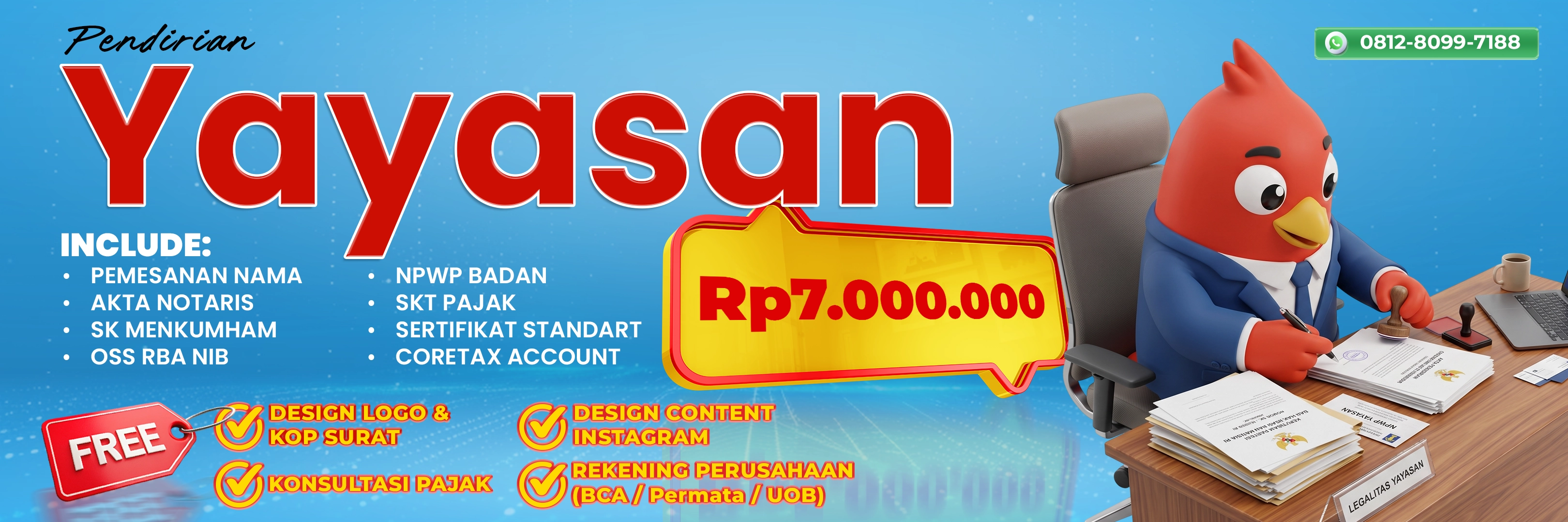 Pendirian Yayasan Lengkap